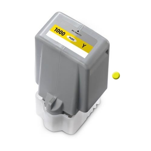 Picture of Compatible PFI-1000Y Yellow Pigment Ink Cartridge (80 ml)