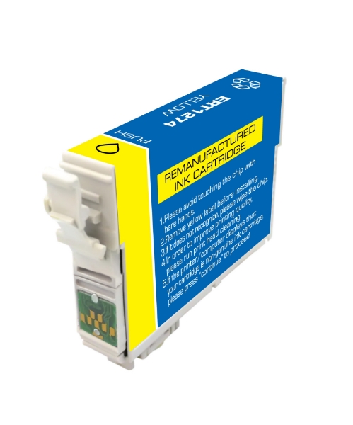 Picture of Compatible T127420 (Epson 127) Extra High Yield Yellow Inkjet Cartridge (775 Yield)