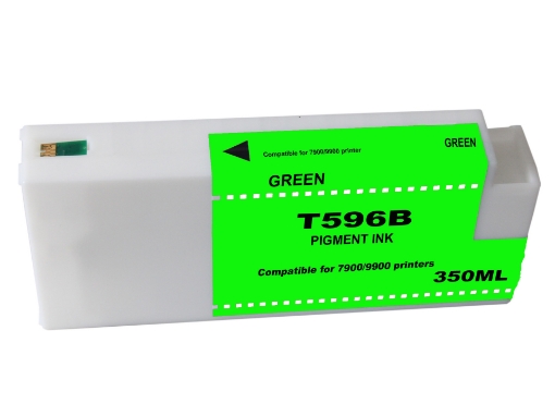 Picture of Compatible T596B00 Green Inkjet Cartridge (350 ml)
