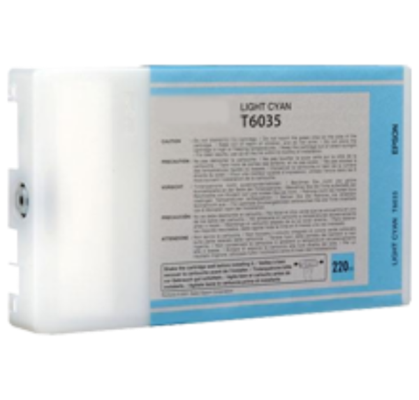Picture of Compatible T603500 Light Cyan UltraChrome K3 Ink Cartridge (220 ml)