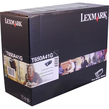 Show details for Lexmark T650A41 Black Print Cartridge (7000 Yield) Picture of Lexmark T650A41 Black Print Cartridge (7000 Yield)