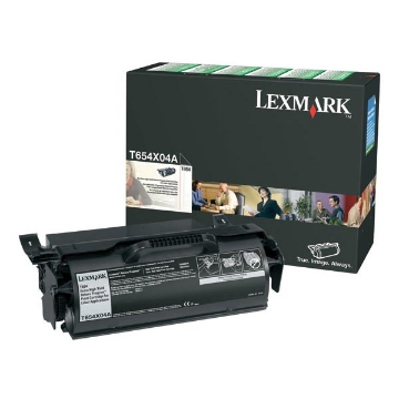 Show details for Lexmark T654X04A Black Print Cartridge (36000 Yield) Picture of Lexmark T654X04A Black Print Cartridge (36000 Yield)