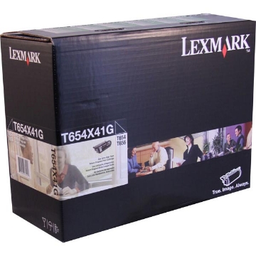 Show details for Lexmark T654X41 Extra High Yield Black Print Cartridge (36000 Yield) Picture of Lexmark T654X41 Extra High Yield Black Print Cartridge (36000 Yield)