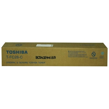 Show details for Toshiba TFC28C Cyan Toner Cartridge (24000 Yield) Picture of Toshiba TFC28C Cyan Toner Cartridge (24000 Yield)