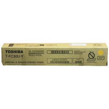 Show details for Toshiba TFC30UY Yellow Toner Cartridge (33600 Yield) Picture of Toshiba TFC30UY Yellow Toner Cartridge (33600 Yield)