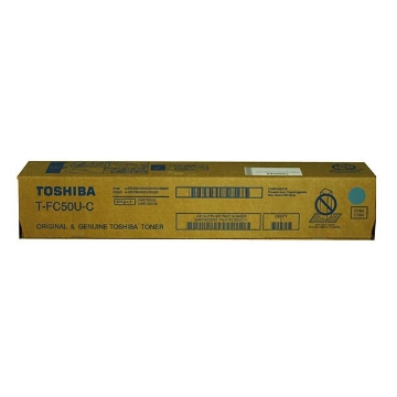 Show details for Toshiba TFC50UC Cyan Toner Cartridge (28000 Yield) Picture of Toshiba TFC50UC Cyan Toner Cartridge (28000 Yield)
