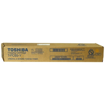 Show details for Toshiba TFC65Y Yellow Toner Cartridge (29500 Yield) Picture of Toshiba TFC65Y Yellow Toner Cartridge (29500 Yield)