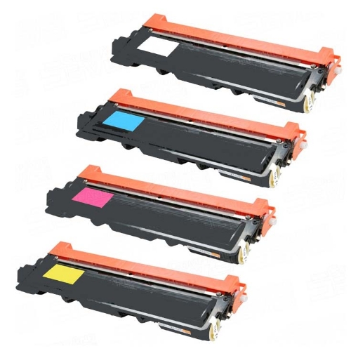 Picture of Bundled TN-210BK (TN-210M) Black, Cyan, Magenta, Yellow Toner Cartridges