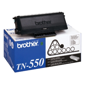 Show details for Brother TN-550 Black Toner Cartridge (3500 Yield) Picture of Brother TN-550 Black Toner Cartridge (3500 Yield)