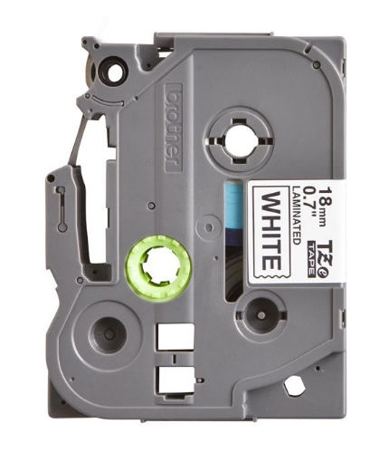 Picture of Compatible TZe-241 (TZ-241) Black Print on White Label Tape (3/4 inch x 26.25 feet)
