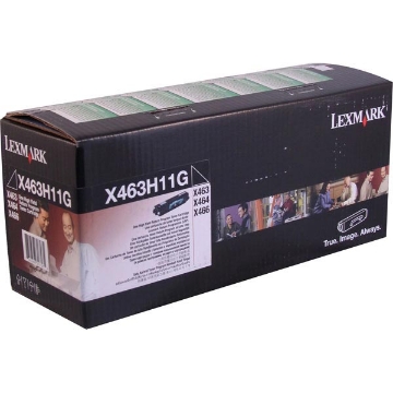 Show details for Lexmark X463H11G Black Toner Cartridge (9000 Yield) Picture of Lexmark X463H11G Black Toner Cartridge (9000 Yield)