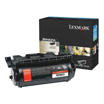 Show details for Lexmark X644A21A Black Print Cartridge (10000 Yield) Picture of Lexmark X644A21A Black Print Cartridge (10000 Yield)