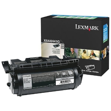 Show details for Lexmark X644H41G Extra High Yield Black Print Cartridge (21000 Yield) Picture of Lexmark X644H41G Extra High Yield Black Print Cartridge (21000 Yield)