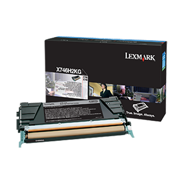 Show details for Lexmark X746H2KG High Yield Black Toner (12000 Yield) Picture of Lexmark X746H2KG High Yield Black Toner (12000 Yield)