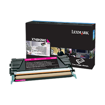 Show details for Lexmark X748H2MG High Yield Magenta Toner (10000 Yield) Picture of Lexmark X748H2MG High Yield Magenta Toner (10000 Yield)