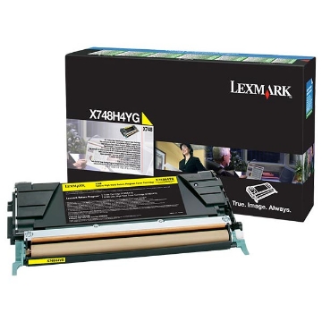 Show details for Lexmark X748H4YG High Yield Yellow Toner (10000 Yield) Picture of Lexmark X748H4YG High Yield Yellow Toner (10000 Yield)