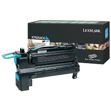 Show details for Lexmark X792X4CG Extra High Yield Cyan Toner (20000 Yield) Picture of Lexmark X792X4CG Extra High Yield Cyan Toner (20000 Yield)