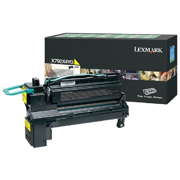 Show details for Lexmark X792X4YG Extra High Yield Yellow Toner (20000 Yield) Picture of Lexmark X792X4YG Extra High Yield Yellow Toner (20000 Yield)