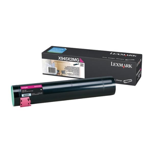 Picture of Lexmark X945X2MG Magenta Toner Cartridge (22000 Yield)