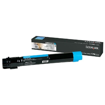Show details for Lexmark X950X2CG Cyan Toner Cartridge (24000 Yield) Picture of Lexmark X950X2CG Cyan Toner Cartridge (24000 Yield)